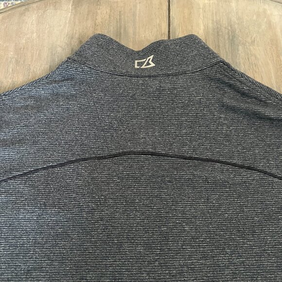 Denver Broncos Cutter & Buck Men's Big and Tall LT Shoreline Vest - Heather Blue - Picture 7 of 7